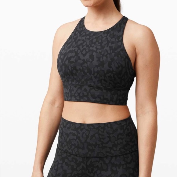 Lululemon Energy Bra High Neck Long Line *Medium Support B-D - Picture 2 of 6